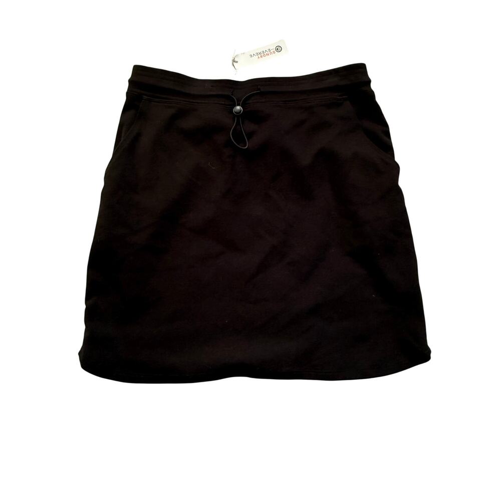 New Sundry for Evereve Skirt Women's Size 2 Black USA Made Modal/Cotton